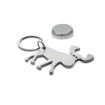 Recycled aluminium key ring