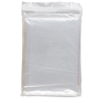 Foldable raincoat in polybag