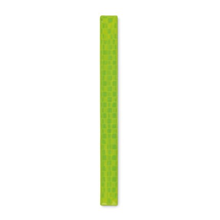 Reflective safety slap band with chequered surface (EN17353).