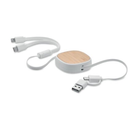 Retractable charging USB cable