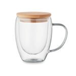 Dvigubos sienelės stiklinė 250 ml