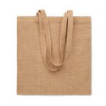 Jute long handled shopping bag