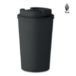 PLA dvigubos sienelės stiklinė 350 ml