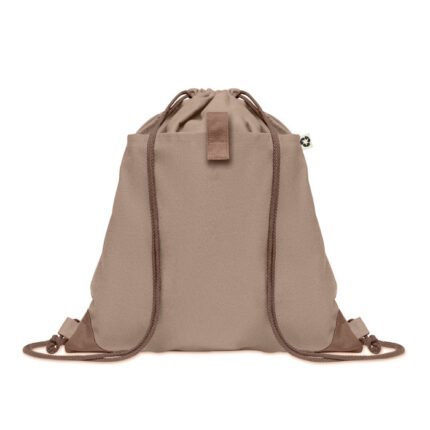 Recycled cotton drawstring bag