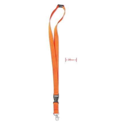Lanyard hook and buckle 20 mm