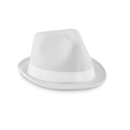 Coloured polyester hat